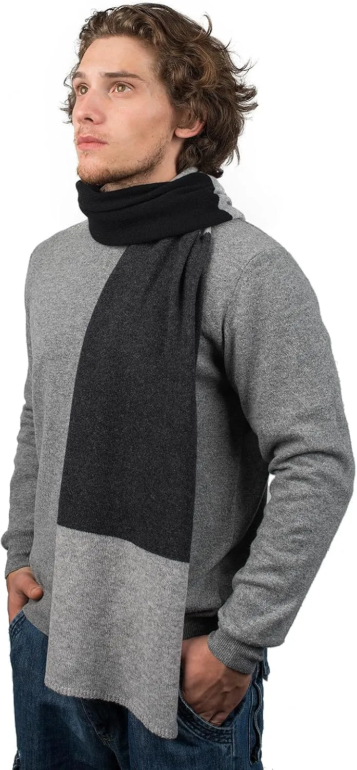 Dalle Piane Cashmere - 3 colors scarf 100% cashmere - Made in Italy - Man