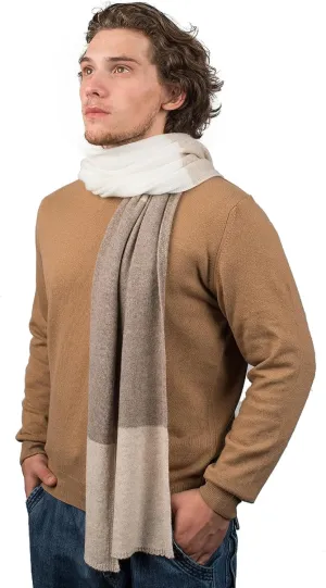 Dalle Piane Cashmere - 3 colors scarf 100% cashmere - Made in Italy - Man