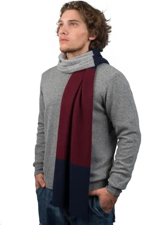 Dalle Piane Cashmere - 3 colors scarf 100% cashmere - Made in Italy - Man