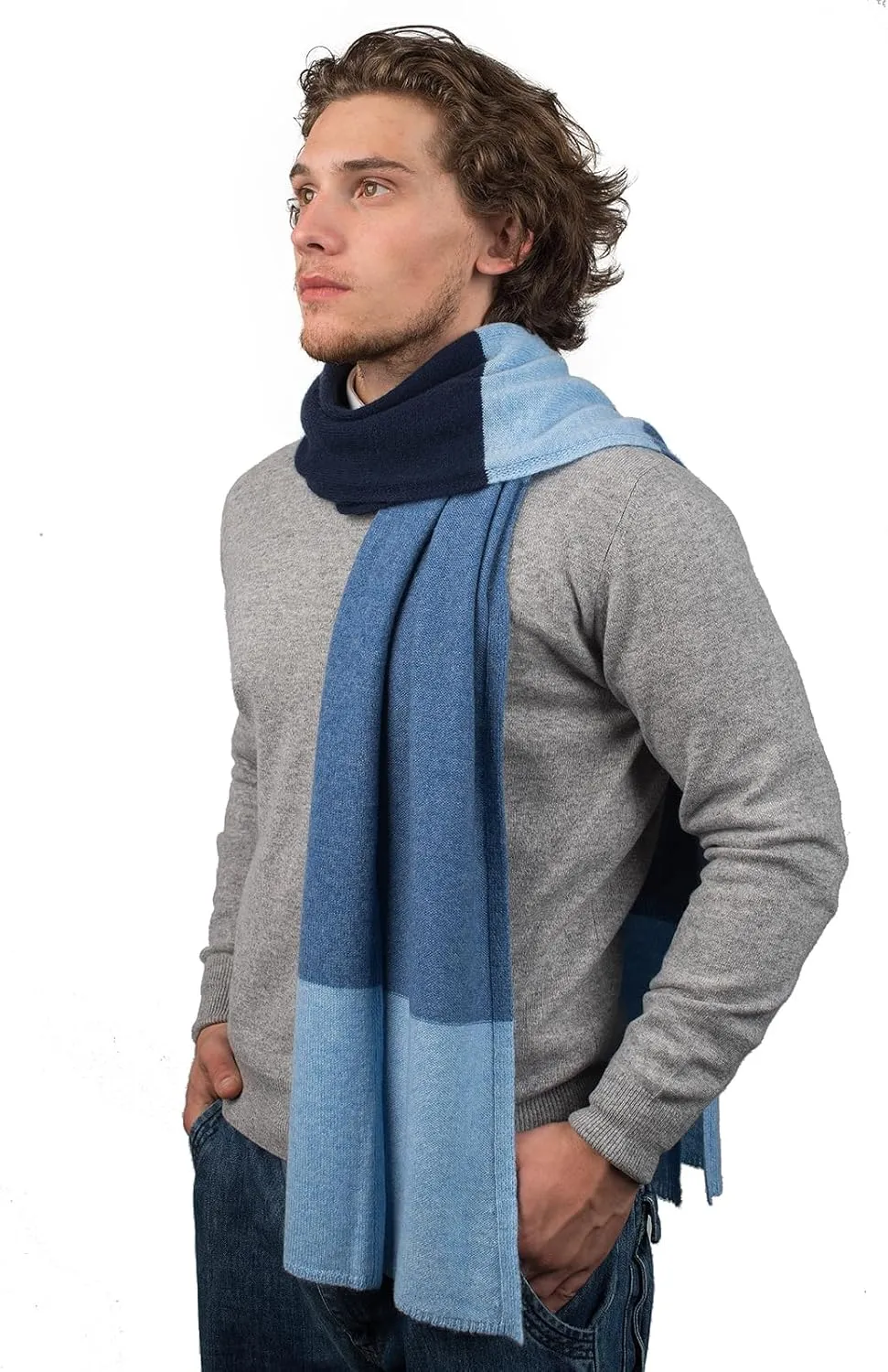 Dalle Piane Cashmere - 3 colors scarf 100% cashmere - Made in Italy - Man