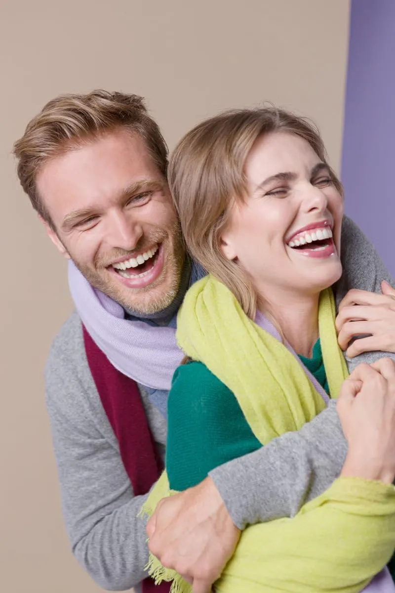Dalle Piane Cashmere - 3 colors scarf 100% cashmere - Made in Italy - Man
