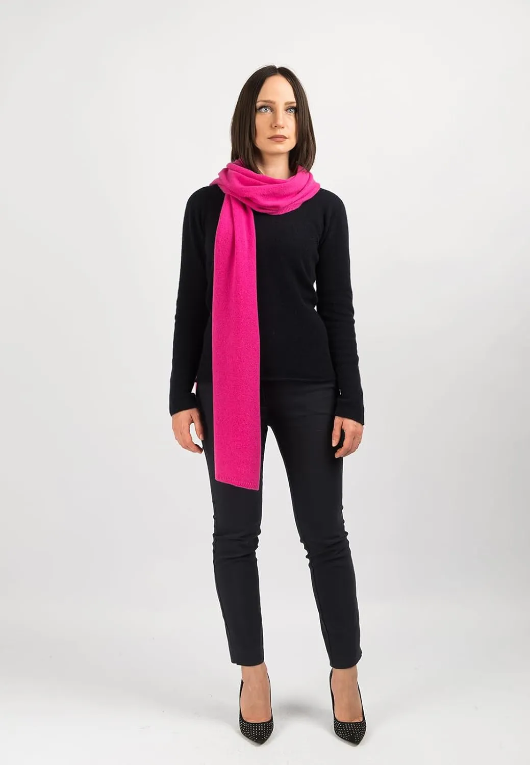 Dalle Piane Cashmere - Broad Scarf 100% cashmere - Made in Italy - Woman/Man