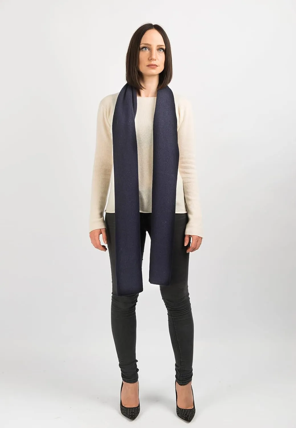 Dalle Piane Cashmere - Broad Scarf 100% cashmere - Made in Italy - Woman/Man