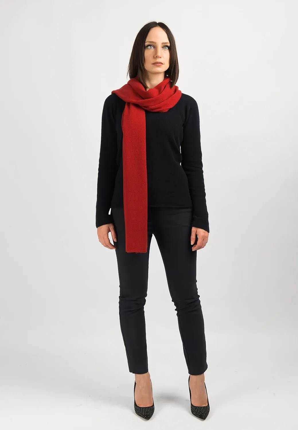 Dalle Piane Cashmere - Broad Scarf 100% cashmere - Made in Italy - Woman/Man