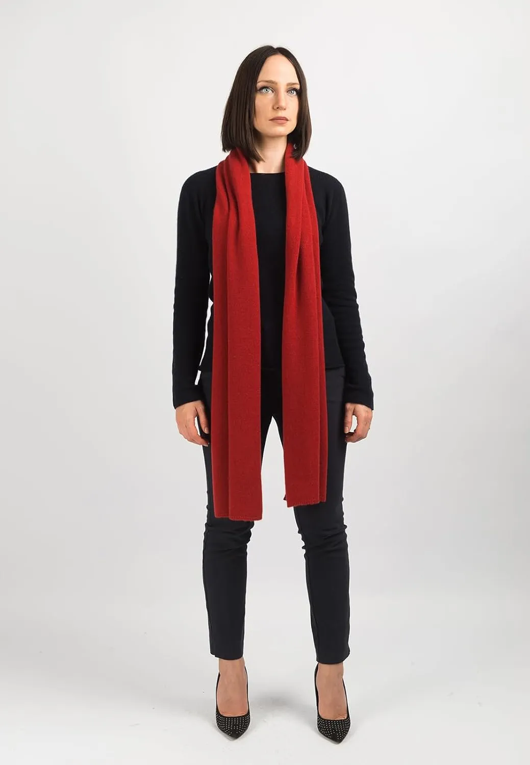 Dalle Piane Cashmere - Broad Scarf 100% cashmere - Made in Italy - Woman/Man
