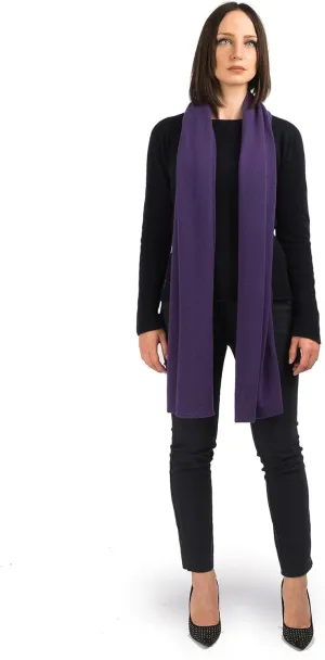 Dalle Piane Cashmere - Broad Scarf 100% cashmere - Made in Italy - Woman/Man