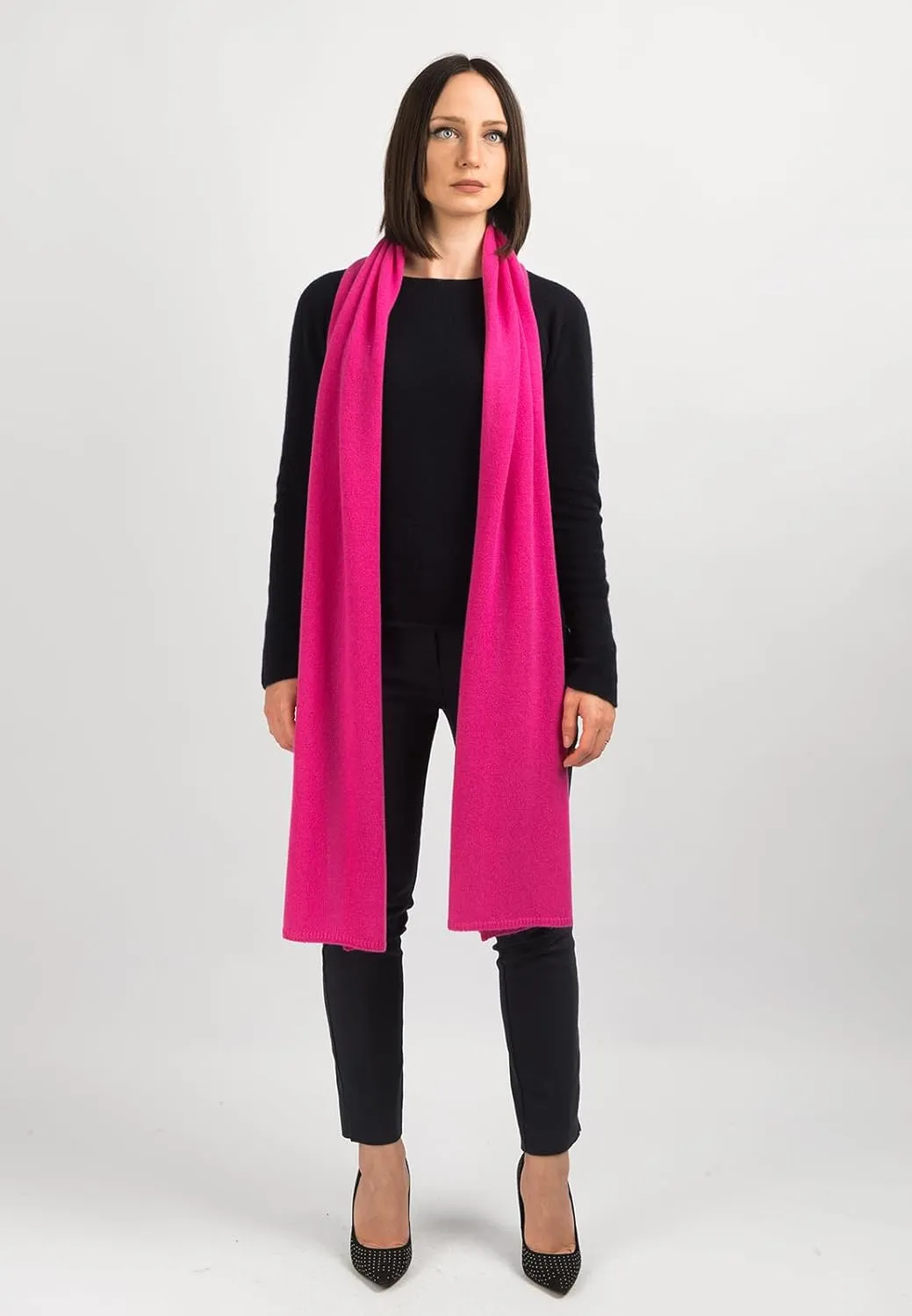 Dalle Piane Cashmere - Broad Scarf 100% cashmere - Made in Italy - Woman/Man
