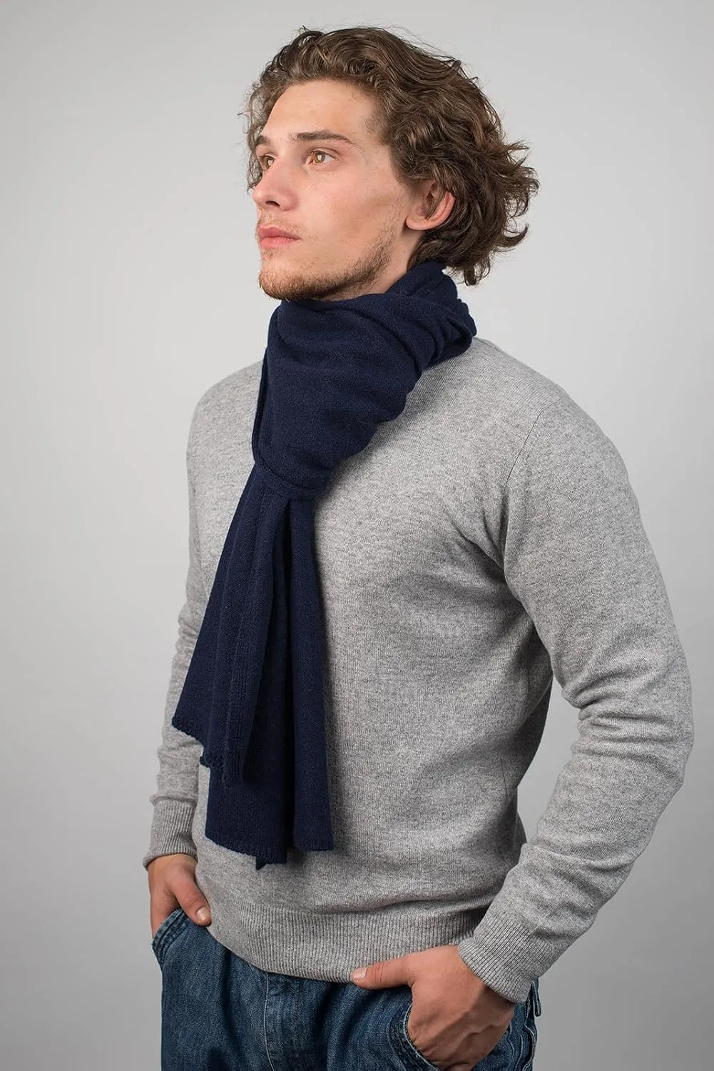 Dalle Piane Cashmere - Scarf 100% cashmere - Made in Italy - Woman/Man