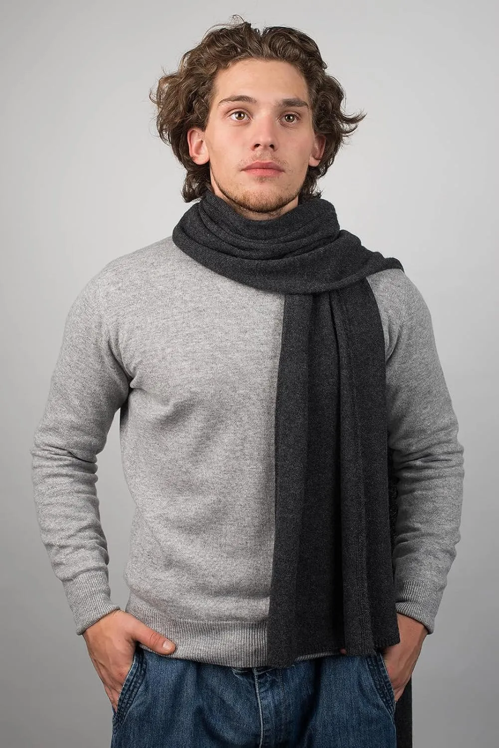 Dalle Piane Cashmere - Scarf 100% cashmere - Made in Italy - Woman/Man