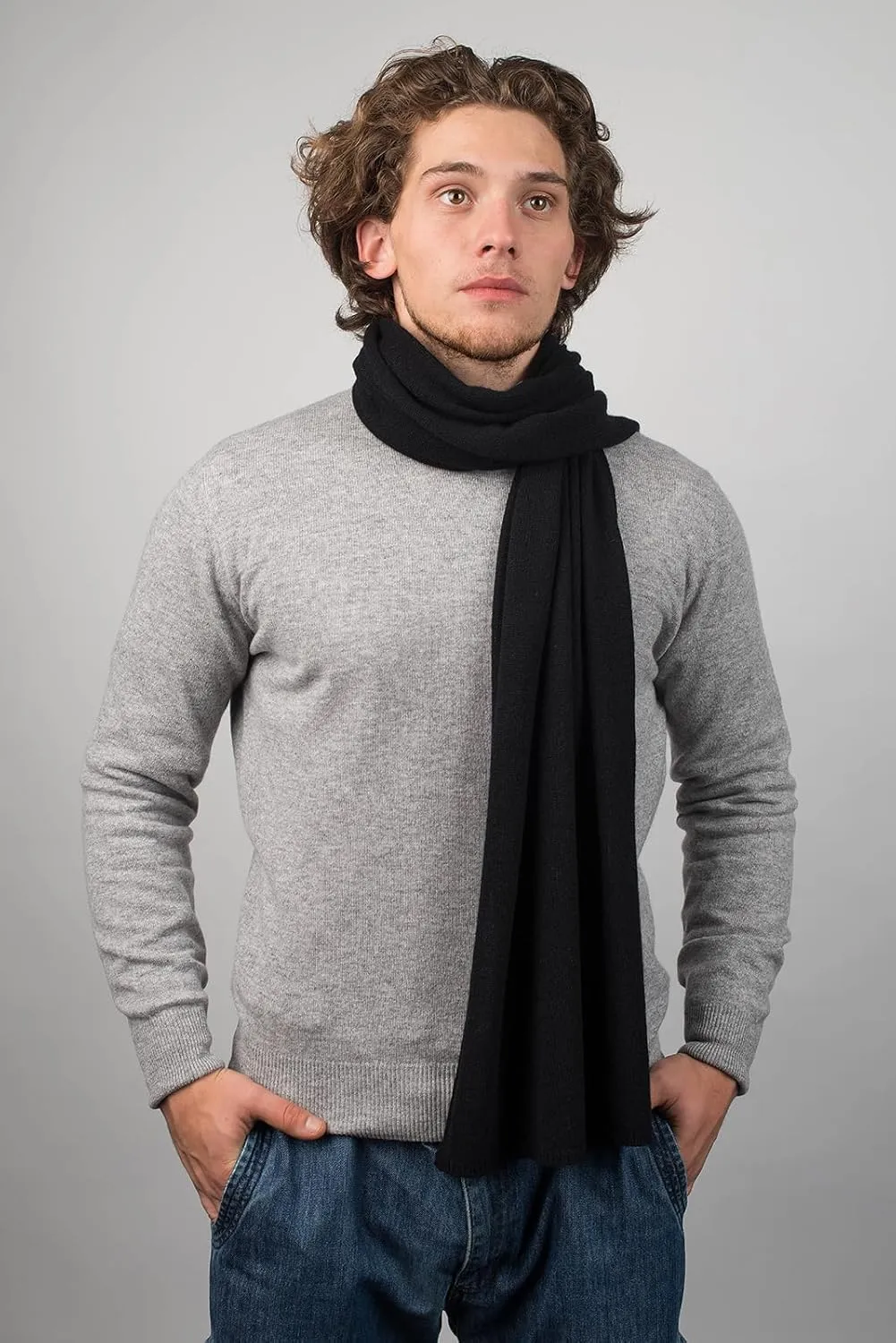 Dalle Piane Cashmere - Scarf 100% cashmere - Made in Italy - Woman/Man