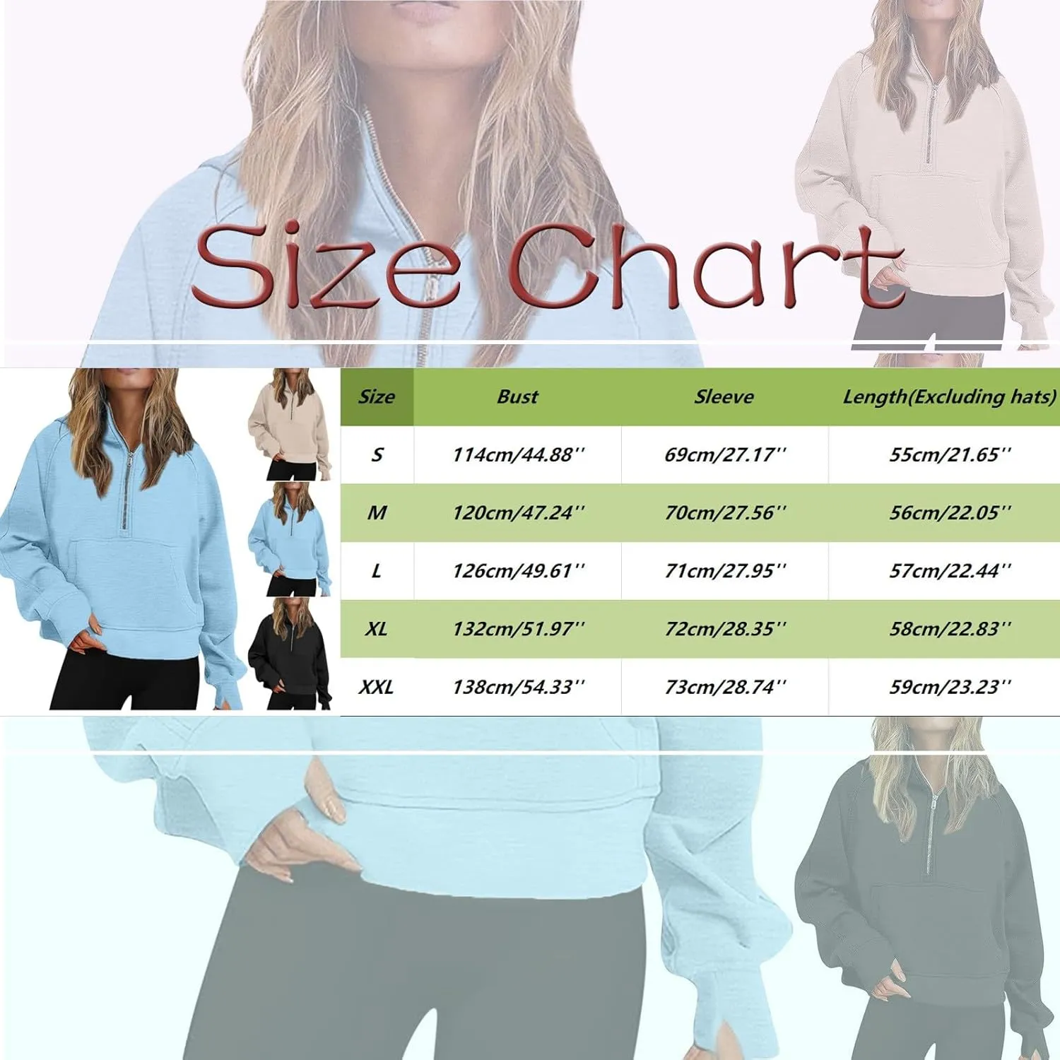 Easy Fall Outfits Womens Sweatshirts Half Zip Cropped Pullover Fleece Quarter Zipper Hoodies Fall Hoodies Jacket
