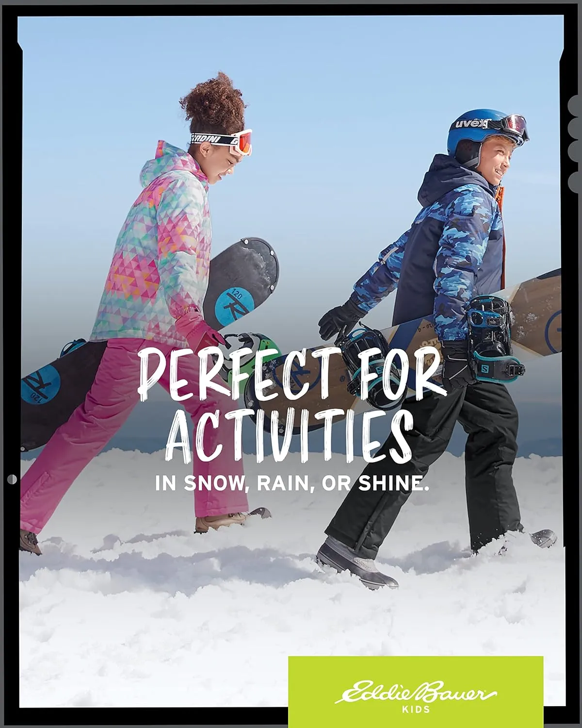 Eddie Bauer Kids Snow Bib - Insulated Waterproof Kids Snow Suit - Cozy Outdoor Activewear Overalls for Girls and Boys (3-16)