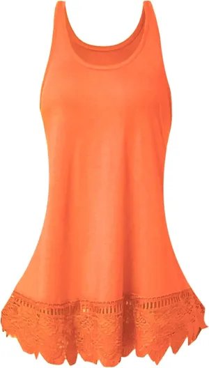 Epic MMA Gear Plus Size Swing Lace Flowy Tank Top for Women
