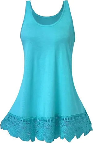 Epic MMA Gear Plus Size Swing Lace Flowy Tank Top for Women