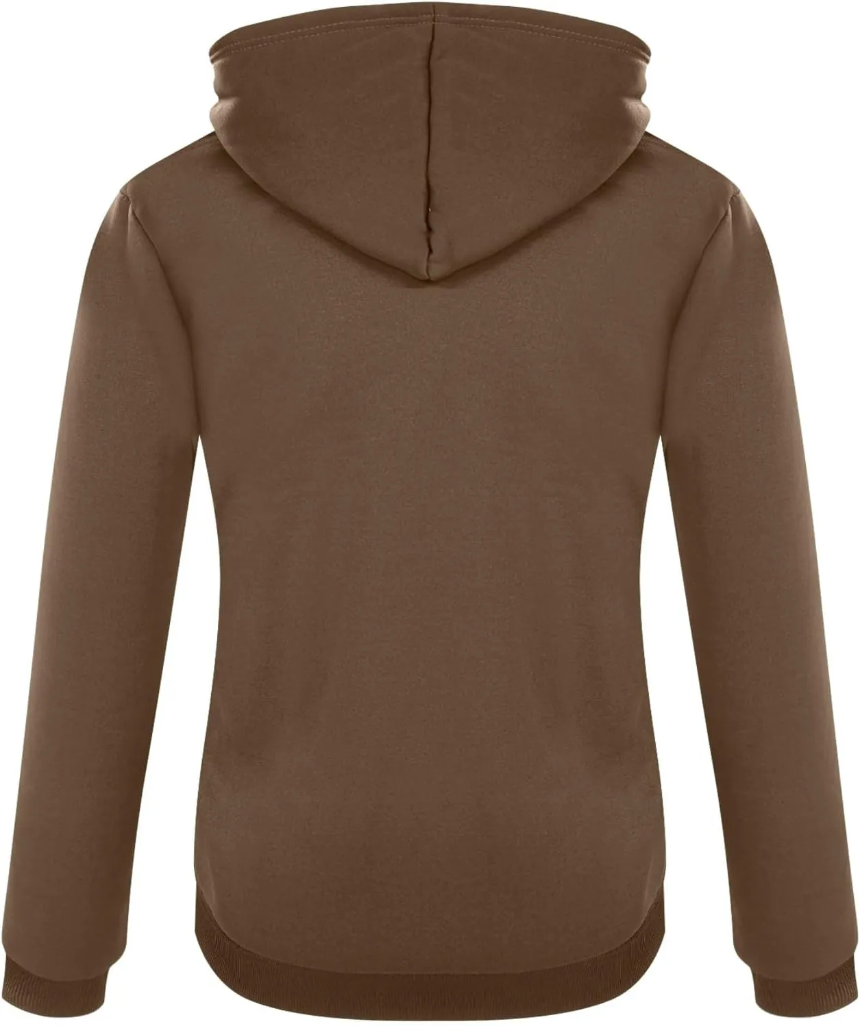 Fleece Sweatshirts Men Warm Sherpa Lined Sweatshirt Solid Color Winter Zip Up Hoodies Thick Jackets with Pocket