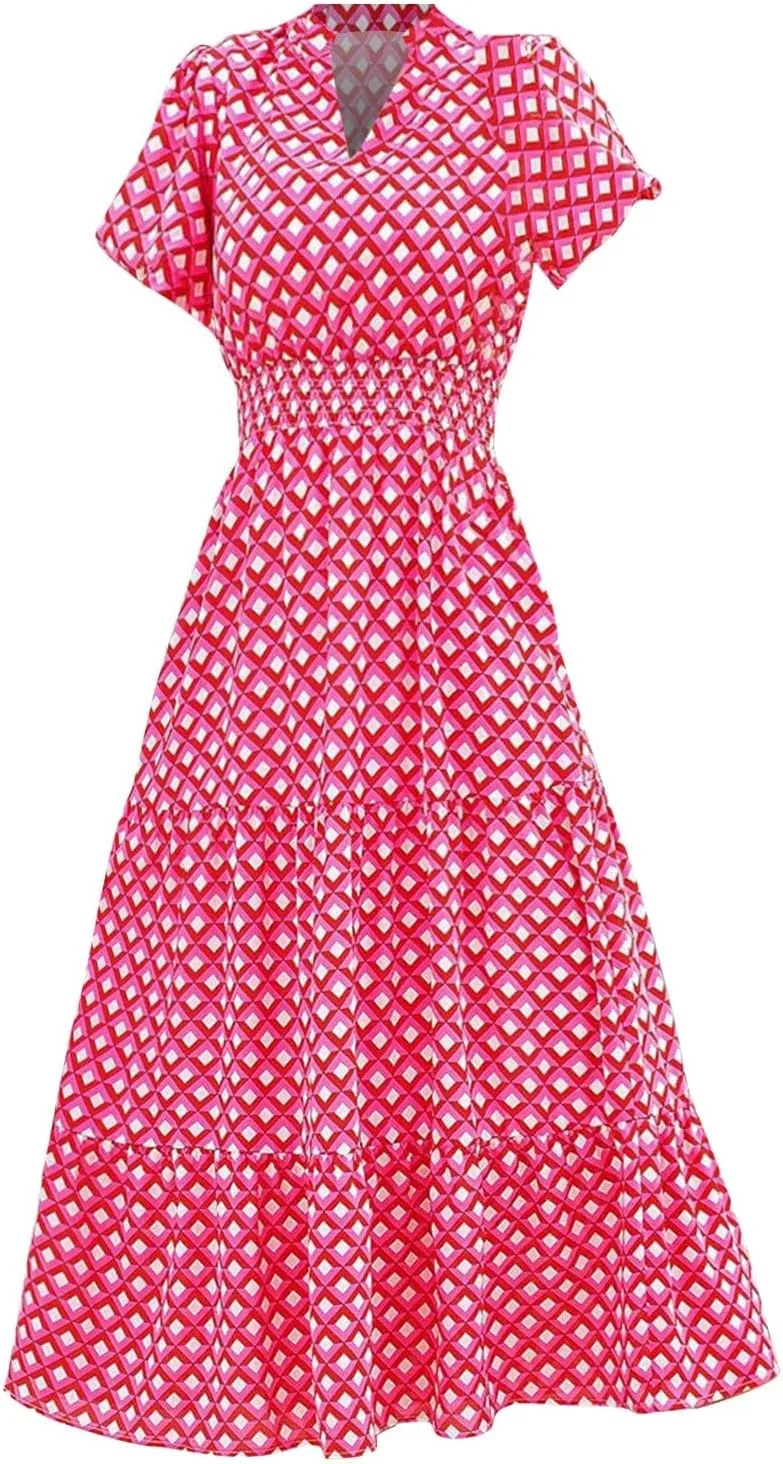 Formal Dresses for Women Gowns Evening Party Cocktail Dress Long Split Elegant V Neck Wrap Ruffle Wedding Guest Dresses