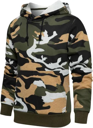 Hoodies for Men Soft Hooded Sweatshirts Training Long Sleeve Hoodies Patterned Fall Pullover Winter Shirts