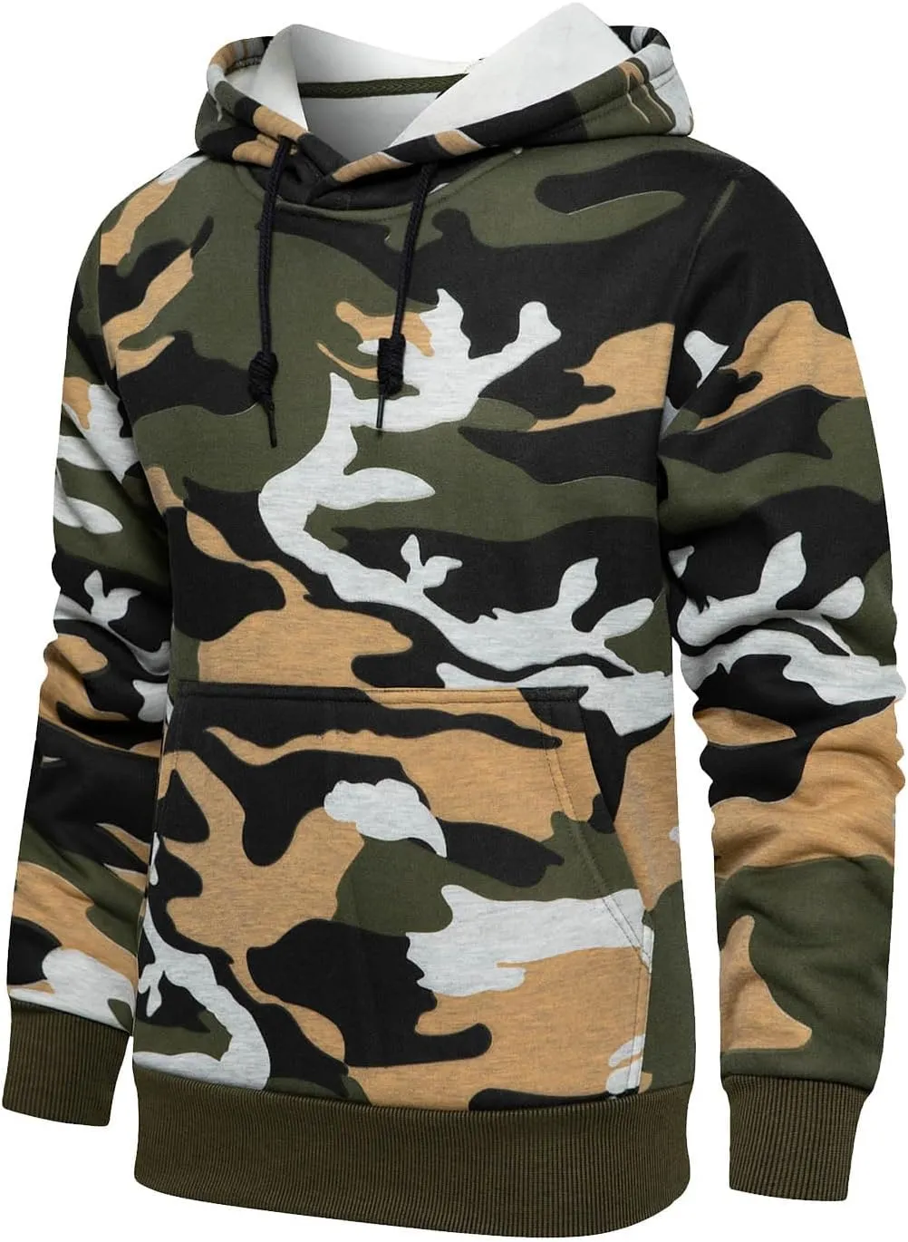 Hoodies for Men Soft Hooded Sweatshirts Training Long Sleeve Hoodies Patterned Fall Pullover Winter Shirts