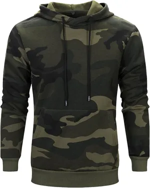 Hoodies for Men Soft Hooded Sweatshirts Training Long Sleeve Hoodies Patterned Fall Pullover Winter Shirts