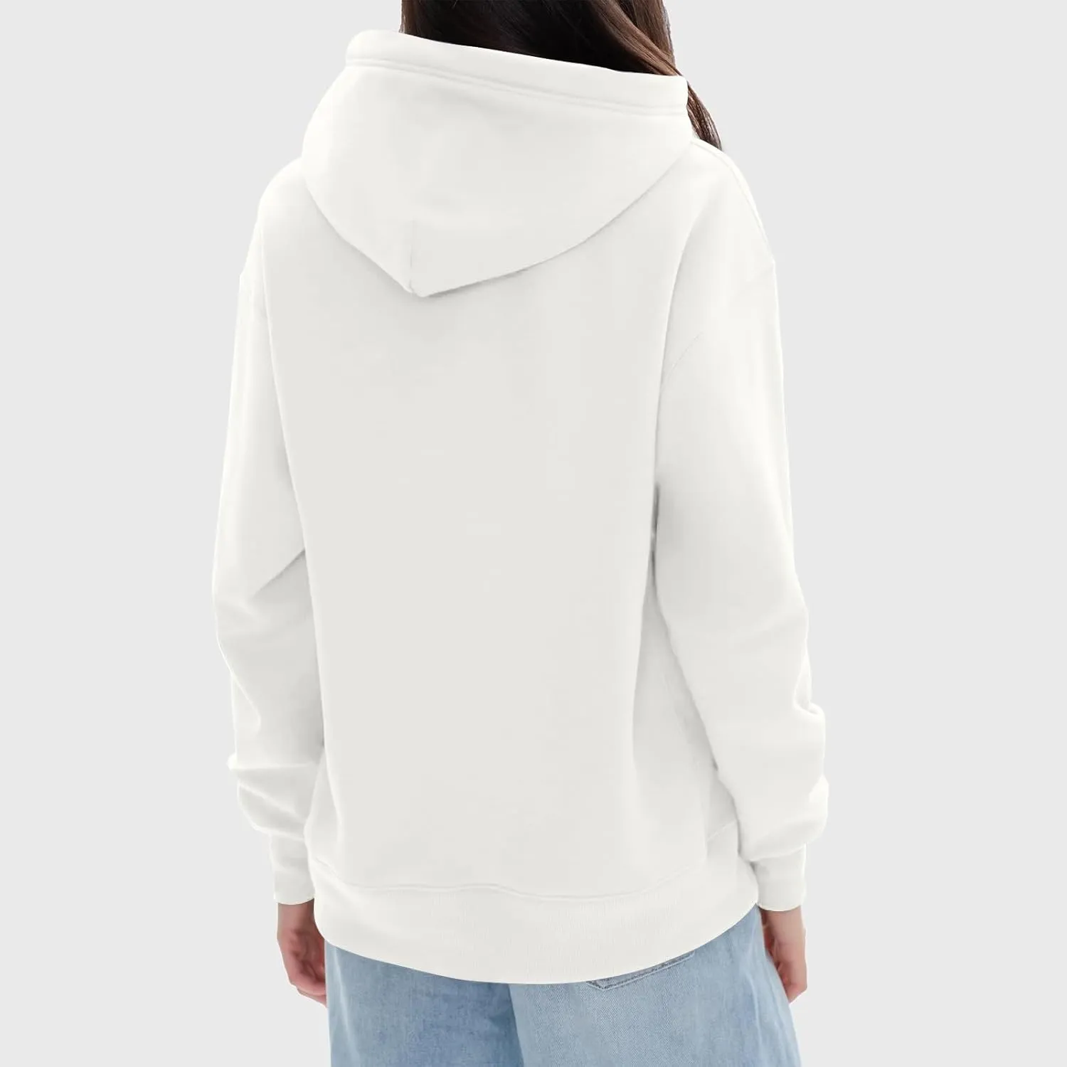 Hoodies for Women Fall Fashion 2024 Long Sleeve Outfits Tops Oversized Hoodies Solid Sweatshirt with Pocket