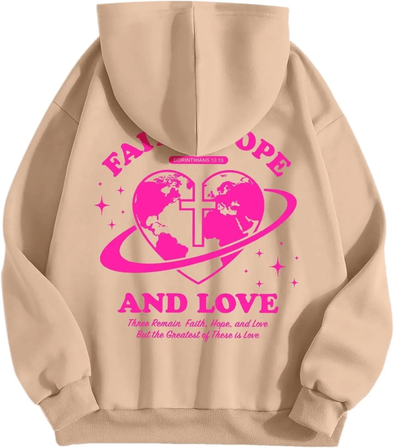Hoodies for Women Plus Size Casual Long Sleeve Graphic Hoodies Drawstring Pullover Sweatshirts with Pocket