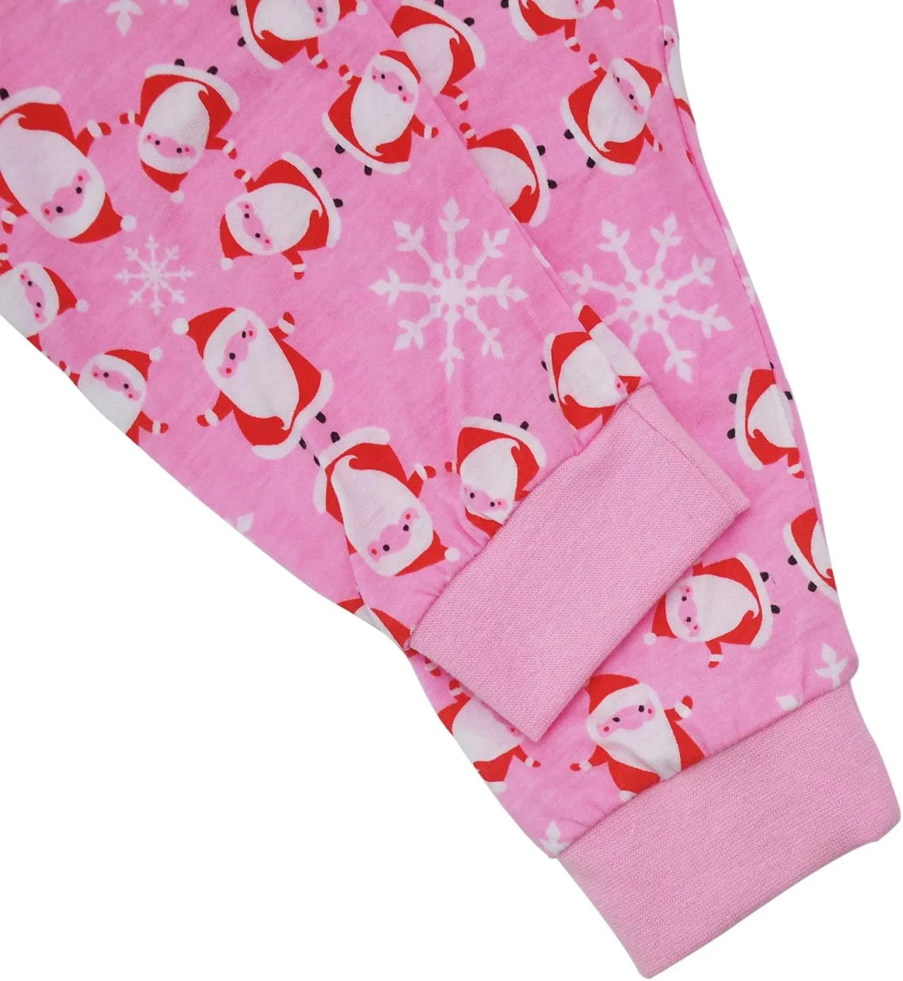 HYCLES Christmas Pajamas for Kids Girls Holiday Long Sleeve Sleepwear Santa Cotton Pajamas Sets for 2-12T Boys/Toddler Pjs