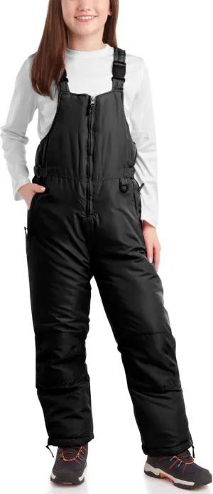 Kids' Snow Bib – Unisex Boys' and Girls' Insulated Waterproof Snow Pants Ski/Snowboard Overalls (2T-18)