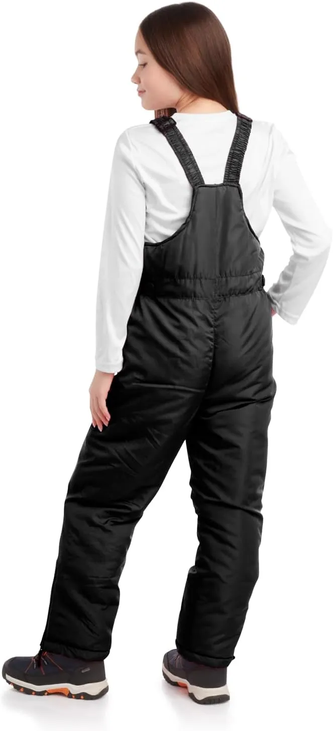 Kids' Snow Bib – Unisex Boys' and Girls' Insulated Waterproof Snow Pants Ski/Snowboard Overalls (2T-18)