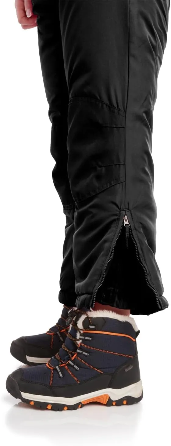 Kids' Snow Bib – Unisex Boys' and Girls' Insulated Waterproof Snow Pants Ski/Snowboard Overalls (2T-18)