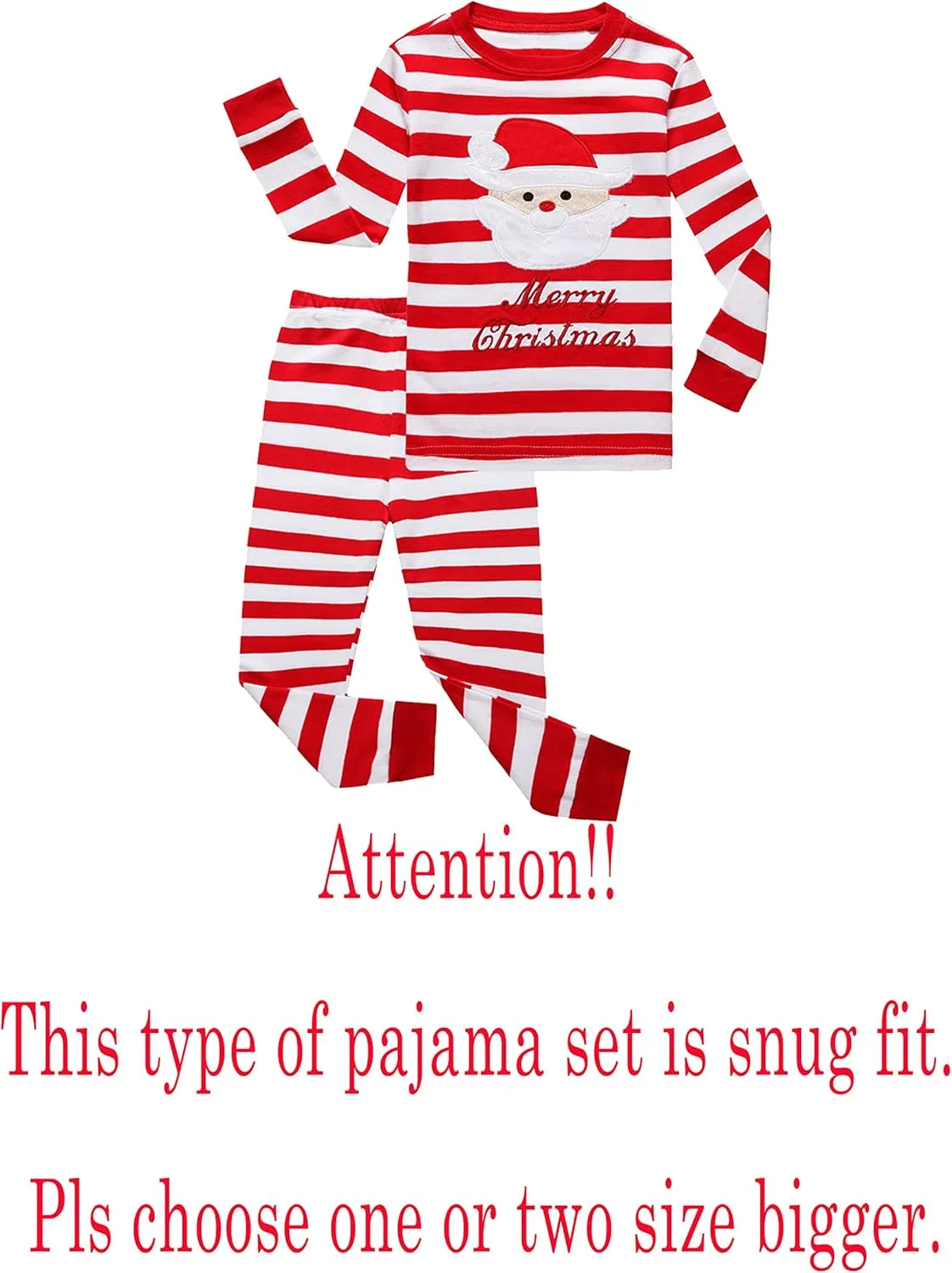 KikizYe Little Big Boys Girls Pajamas Set Kids PJs 100% Cotton Sleepwear