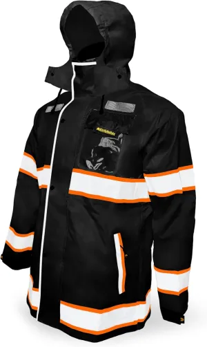 KwikSafety - Charlotte, NC - TORRENT High Vis Rain Jacket & Trench Coat ANSI OSHA Compliant