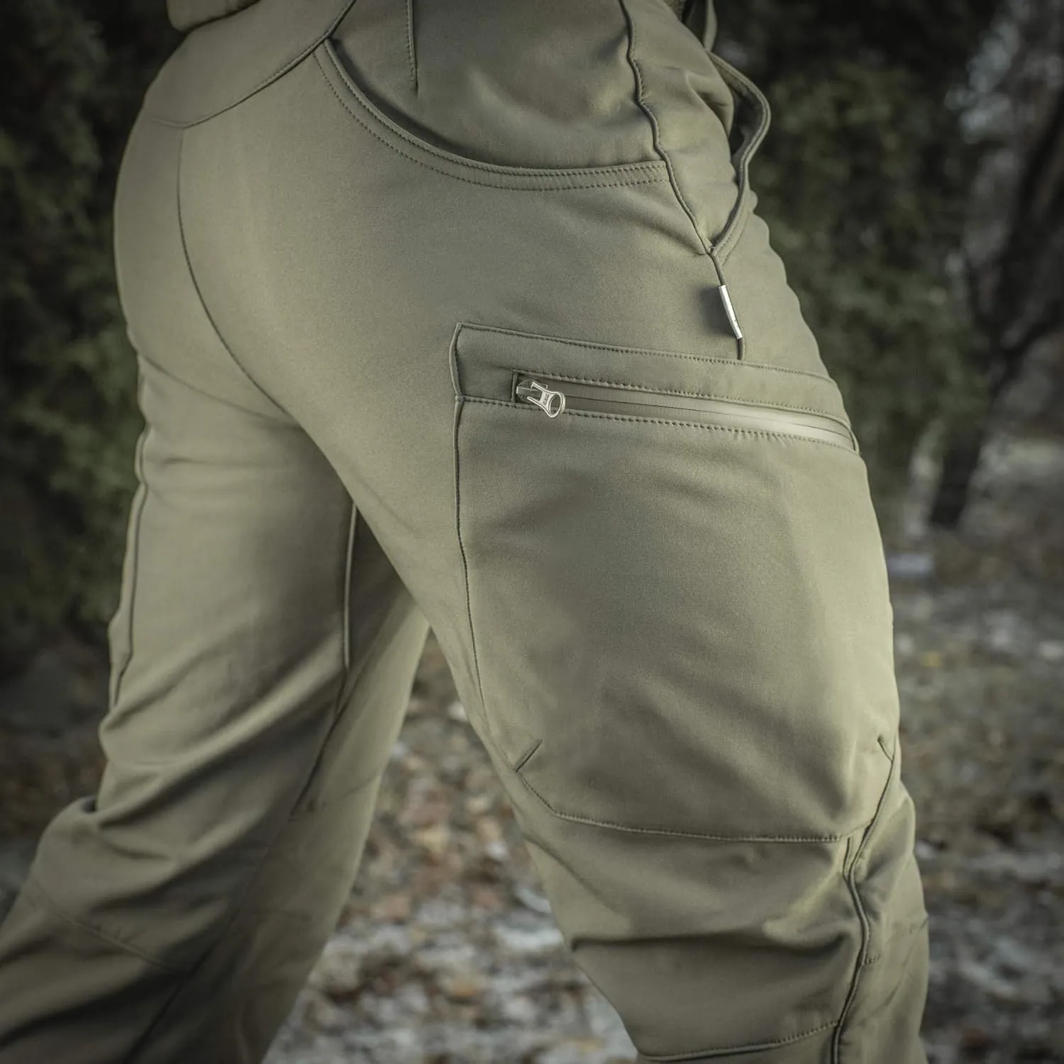 M-Tac Winter Tactical Pants for Men Softshell Insulated Fleece Lined Cargo Pants