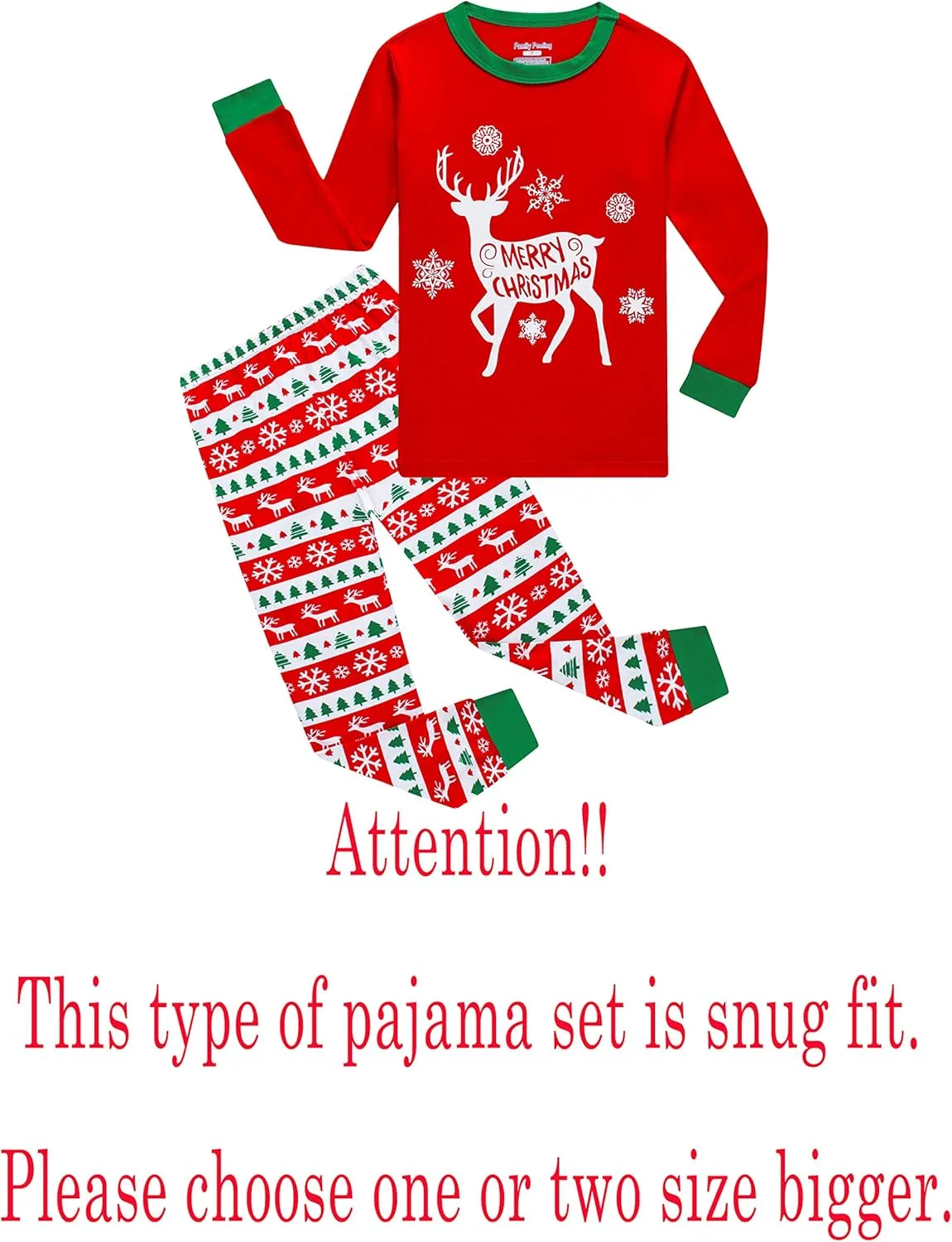 Matching Family Pajamas Christmas Sleepwear Cotton Holiday Valentine Halloween Pjs