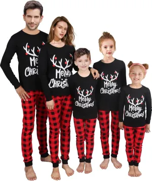 Matching Family Pajamas Christmas Sleepwear Cotton Holiday Valentine Halloween Pjs