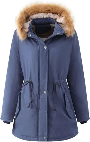 Maxi Coats For Women Long Long Sleeve Down Jacket Womens Puffer Jacket With Hood Knee Length Coats For Women