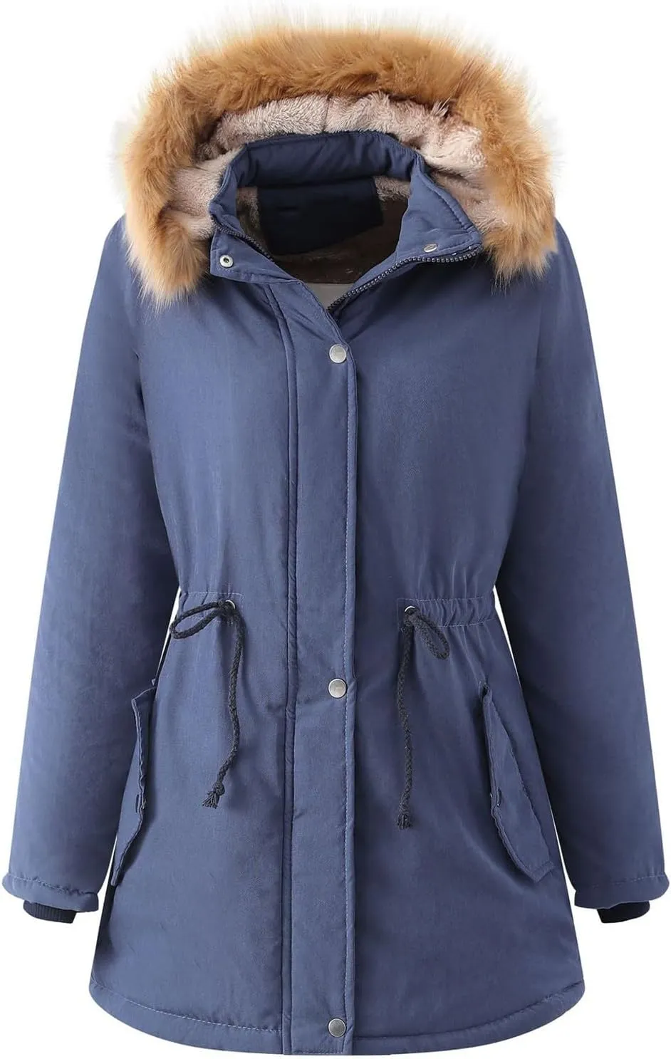 Maxi Coats For Women Long Long Sleeve Down Jacket Womens Puffer Jacket With Hood Knee Length Coats For Women