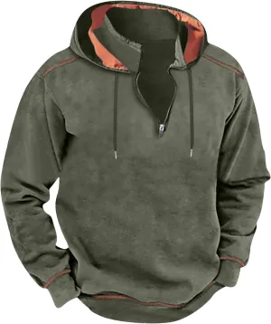Men Sweatshirts Hoodies Mens Hoodies Pullover Solid Color Casual Trendy Winter Long Sleeve Sweatshirt Tops with Pocket