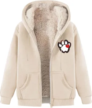 Men Winter Heavyweight Fleece Sherpa Lined Zipper Sweatshirt Jackets Thermal Zipper Sweatshirt