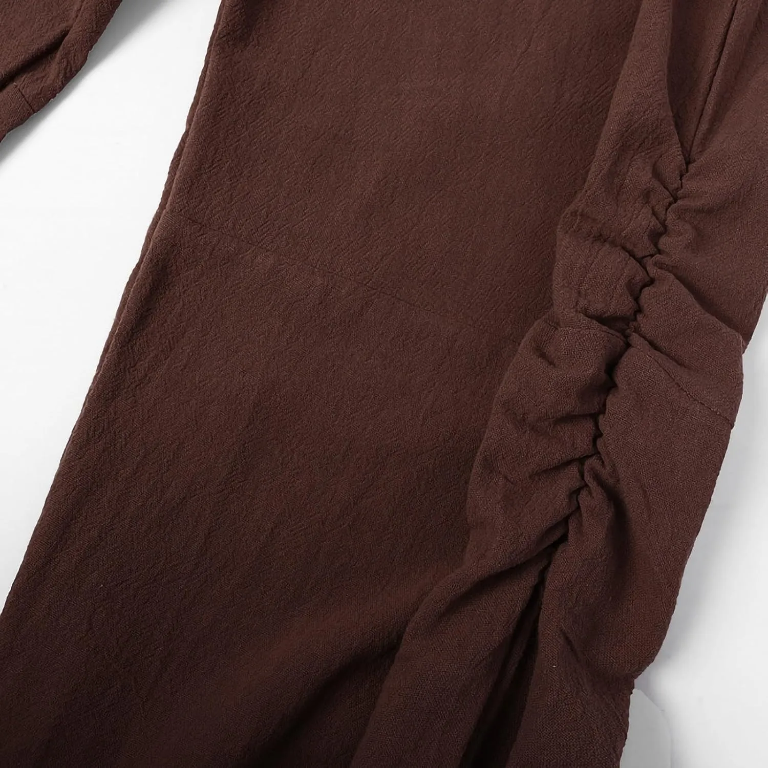 Men's Casual Pants Linen Pants Drawstring Beach Trousers Relaxed-Fit Yoga Pants Summer Elastic Waist Pants