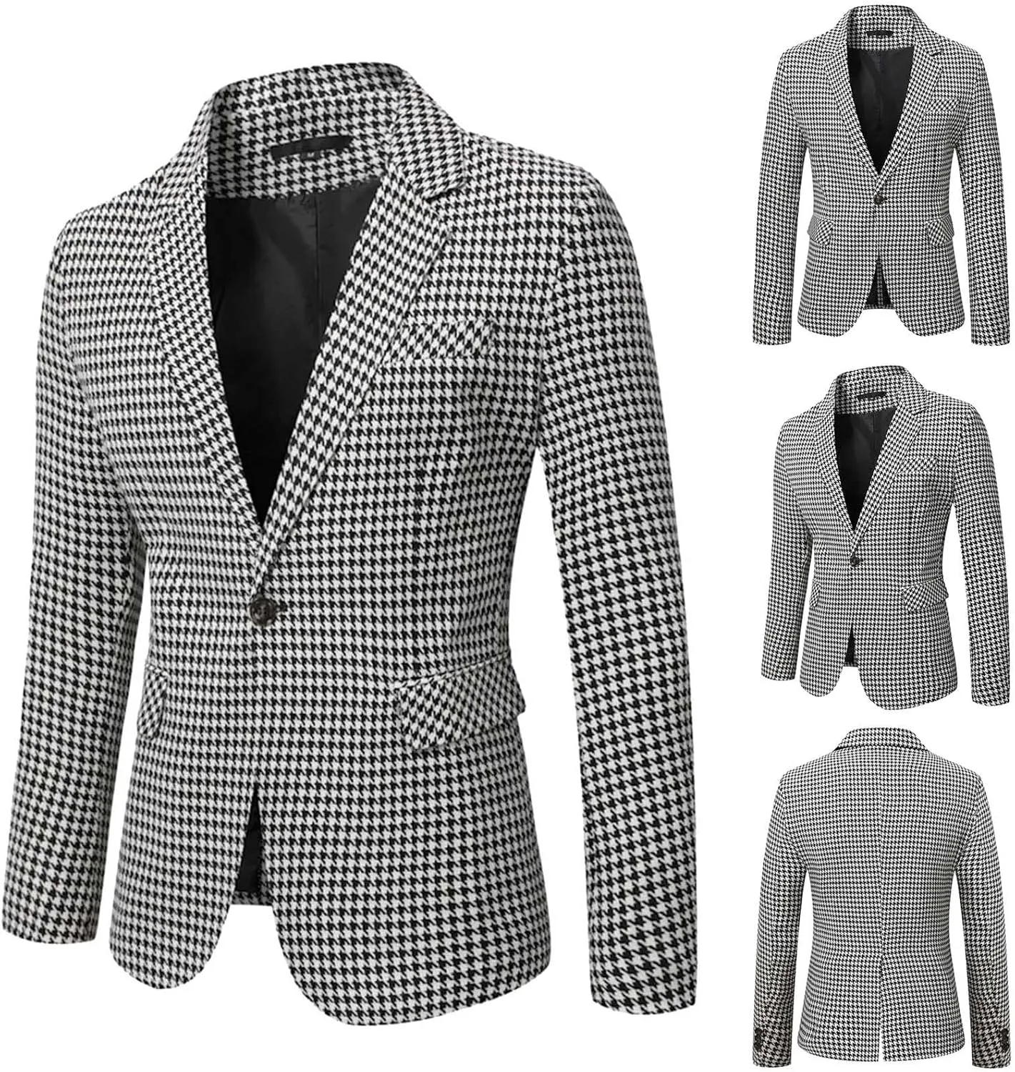 Men's Classic Slim Fit Blazer Sport Coat Suit Jacket Dress Business Suit Jacket Casual Blazer for Men Wedding Party