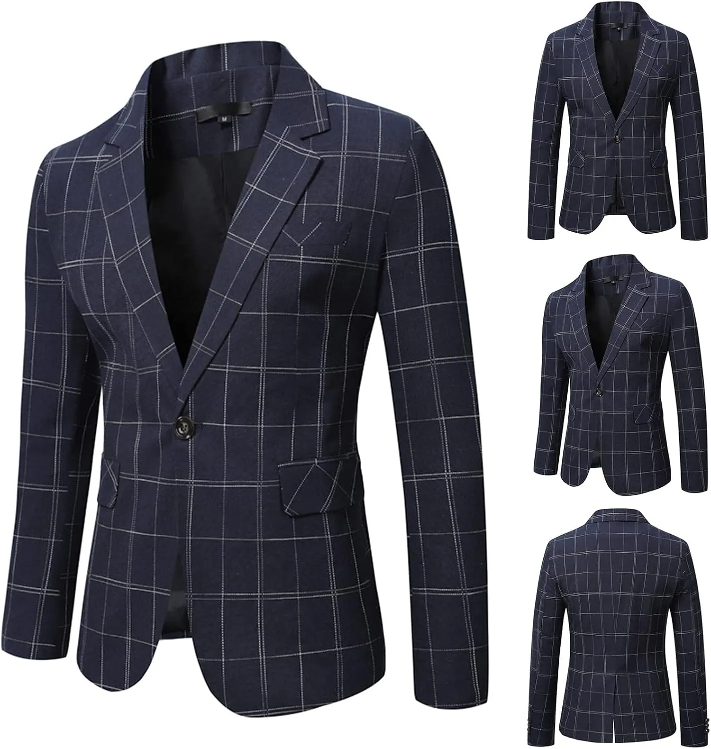 Men's Classic Slim Fit Blazer Sport Coat Suit Jacket Dress Business Suit Jacket Casual Blazer for Men Wedding Party