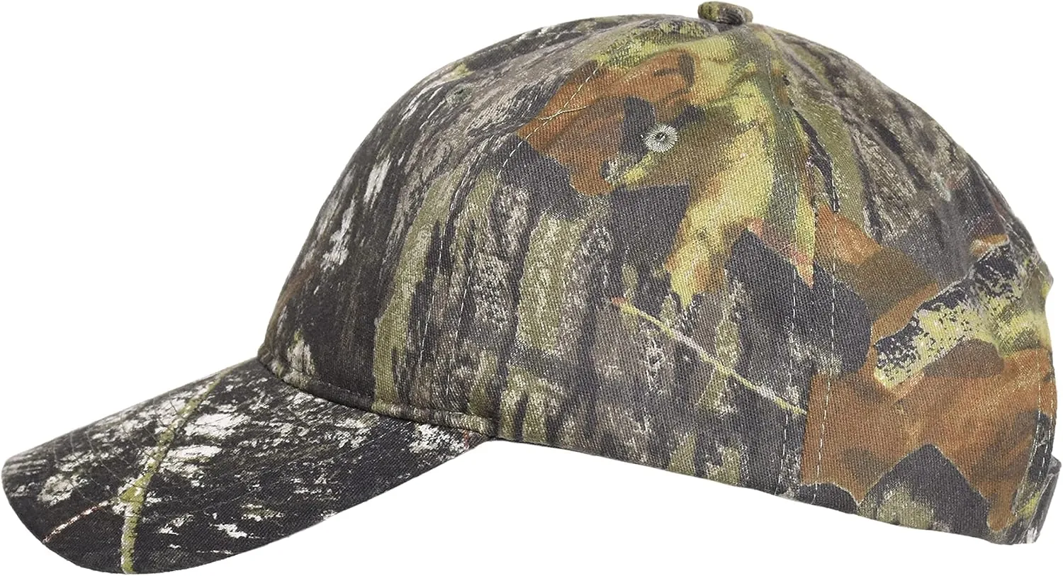 Men's Hunting Fishing Hat Camo Series Adjustable Mesh Ball Cap 3D Embroidered