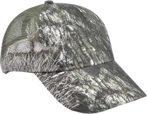 Men's Hunting Fishing Hat Camo Series Adjustable Mesh Ball Cap 3D Embroidered