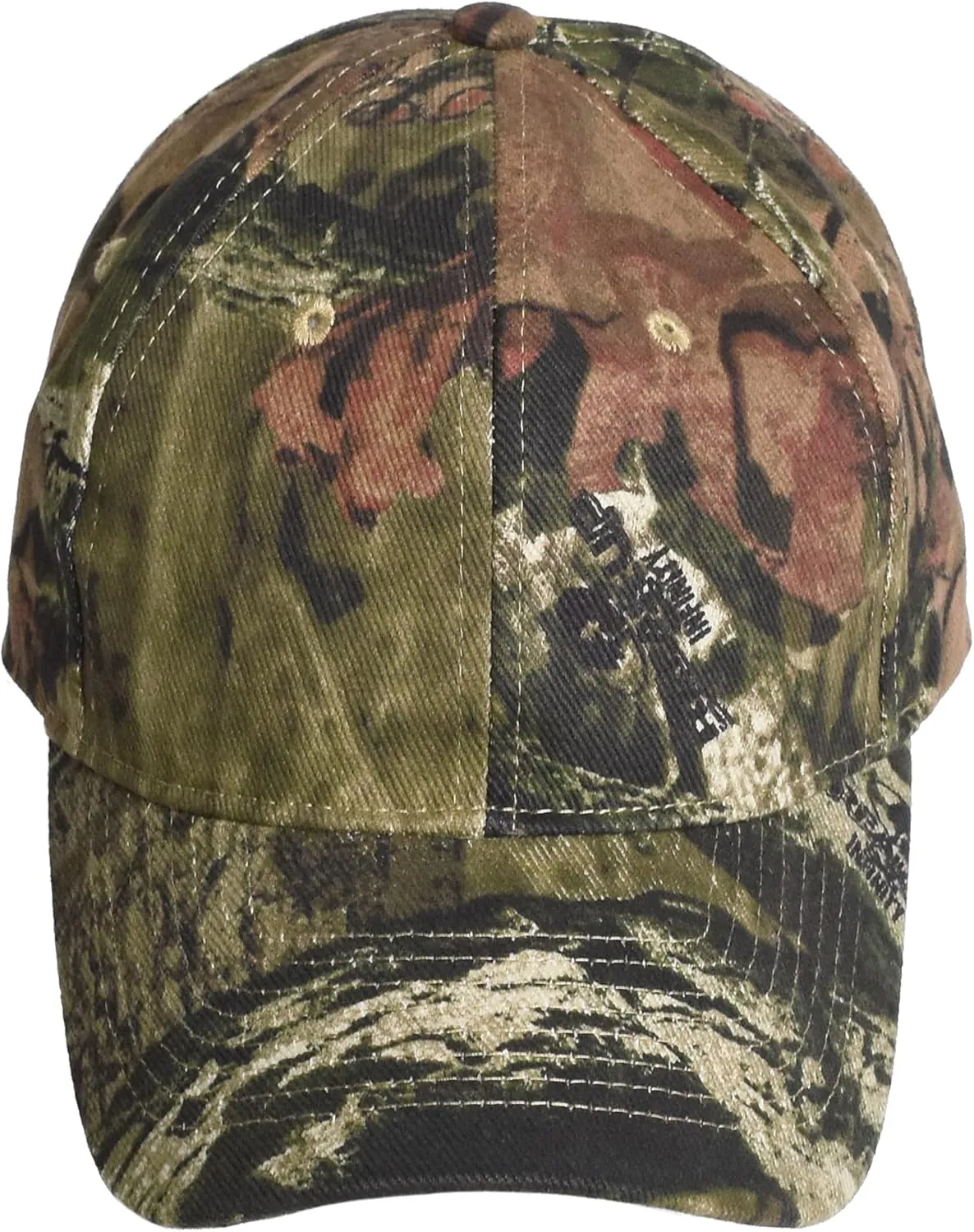 Men's Hunting Fishing Hat Camo Series Adjustable Mesh Ball Cap 3D Embroidered