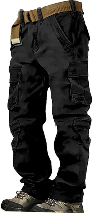 Mens Lightweight Tactical Pants Ripstop Military Cargo Pants Camo Outdoor Hiking Work Pants Workout Joggers Sweatpants 28-44