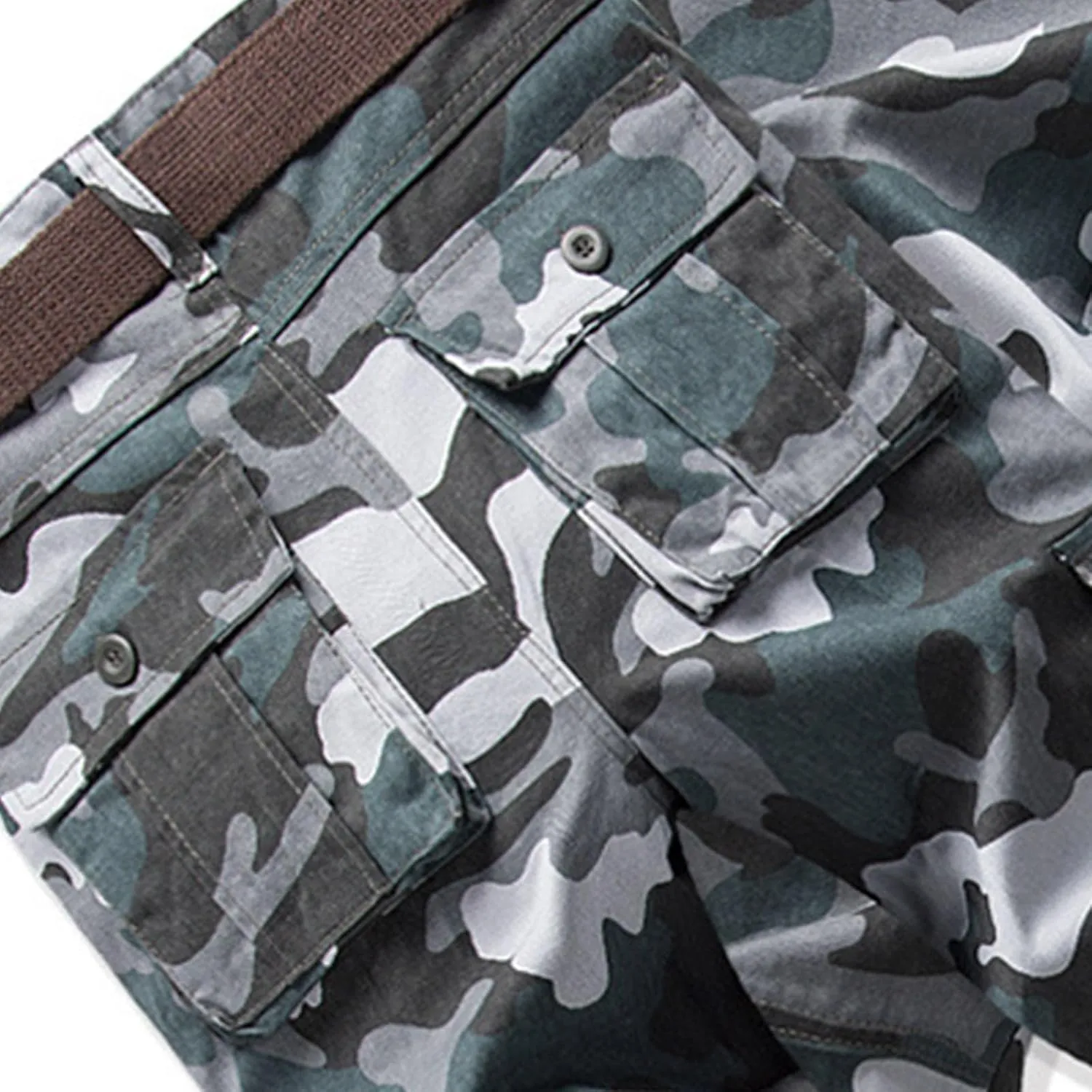 Mens Lightweight Tactical Pants Ripstop Military Cargo Pants Camo Outdoor Hiking Work Pants Workout Joggers Sweatpants 28-44