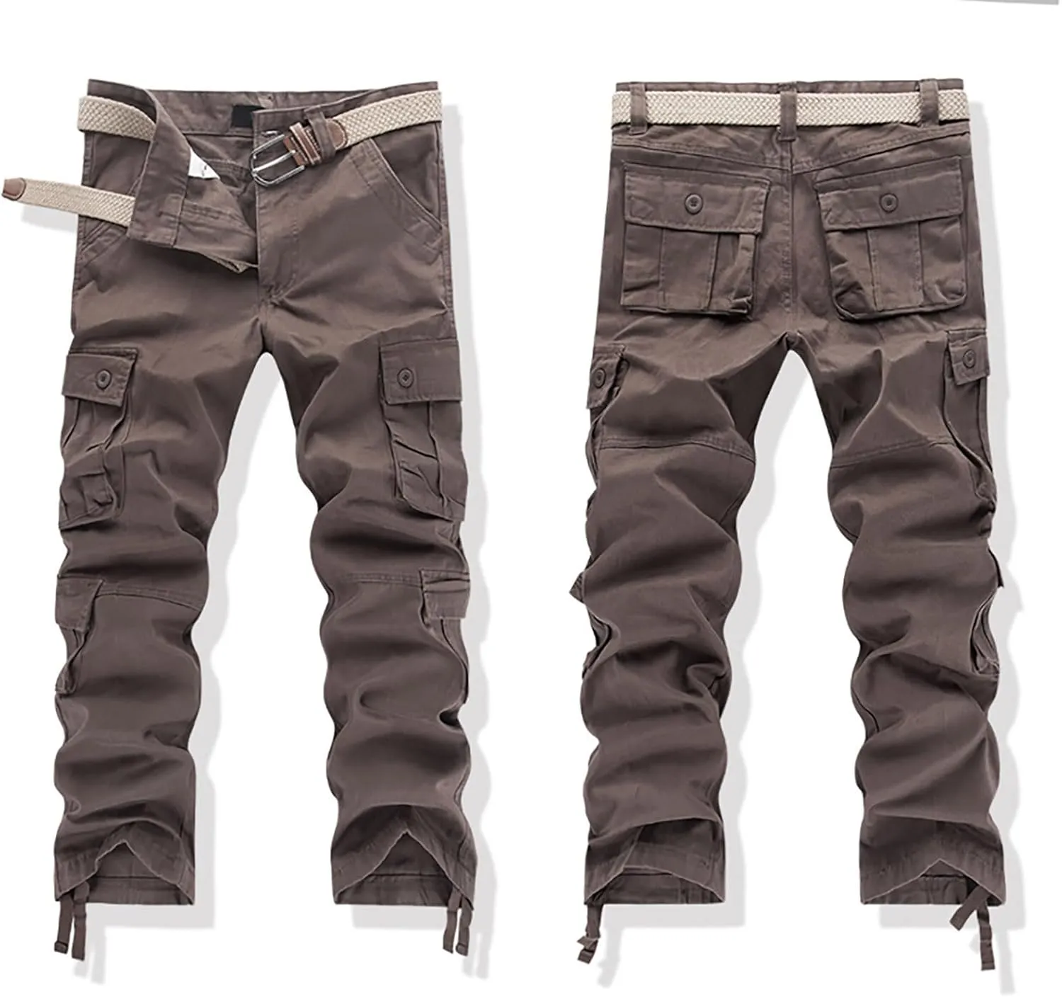 Mens Lightweight Tactical Pants Ripstop Military Cargo Pants Camo Outdoor Hiking Work Pants Workout Joggers Sweatpants 28-44