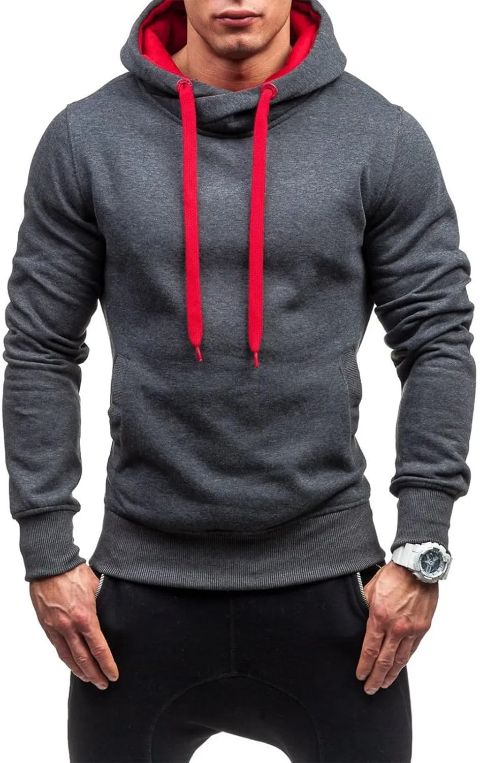 Mens Long Sleeve Hoodies Autumn Winter Men's Sweater Hoodie Warm Color Sweatshirt Jacket Sweatshirts Hoodies