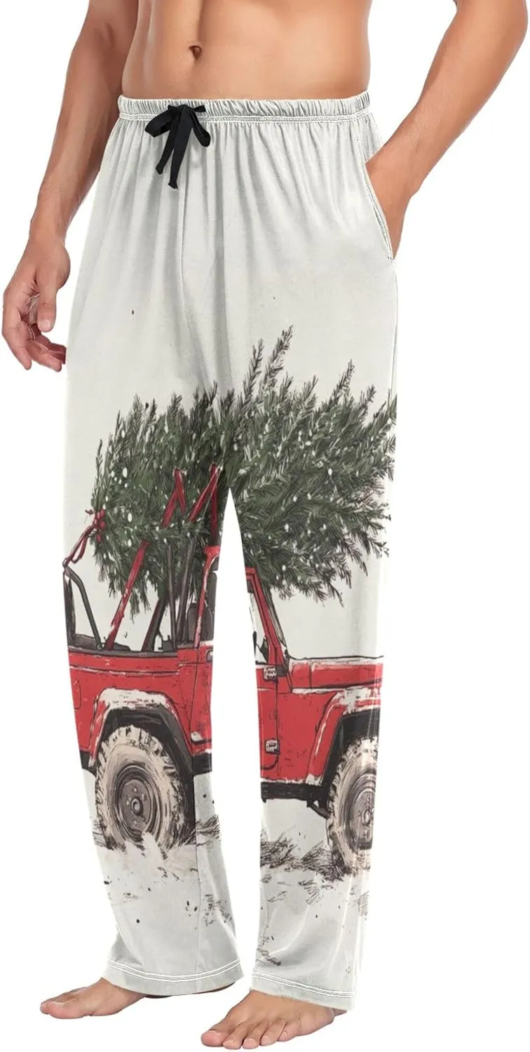 Mens Pajama Pants Soft Cozy Comfortable Pajama Bottoms Fashion lounge Pants