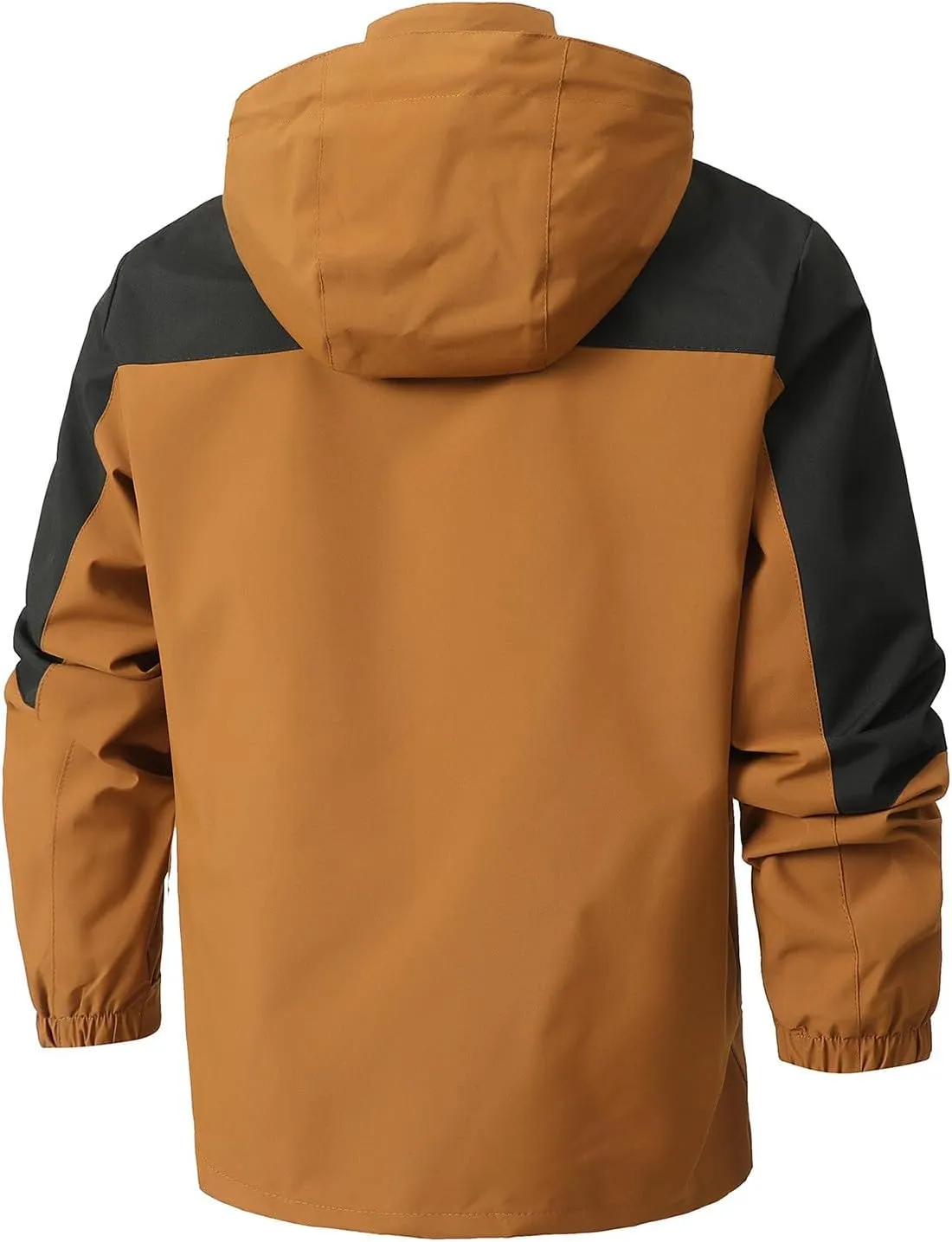 Mens Rain Jackets Waterproof with Hood Mens Performance Softshell Windbreaker Jackets Lightweight Hiking Coats